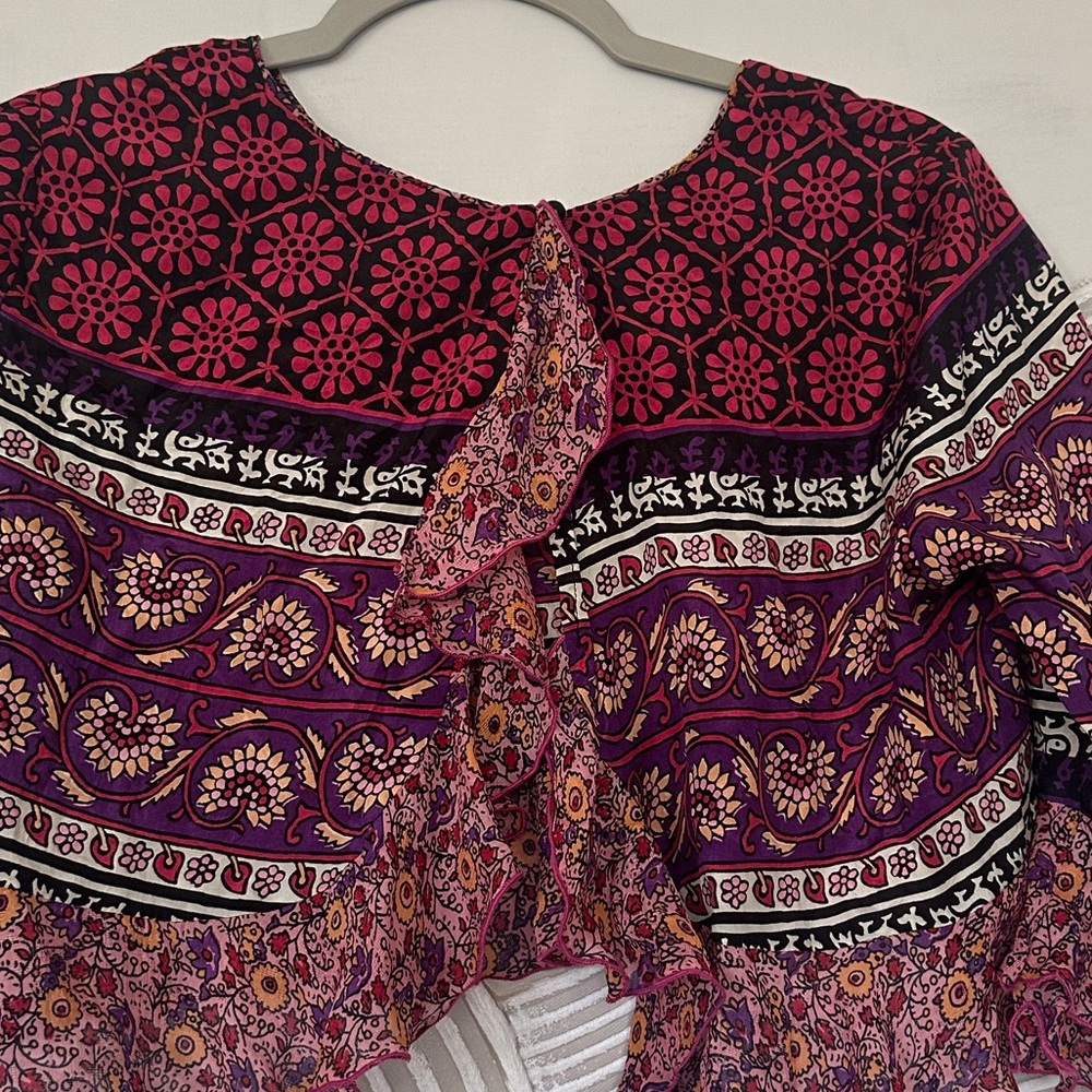 Anna Sui Multicolor Patterned Blouse - image 3